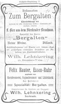 Werbung von 1908